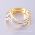 Latest Designs Couple Ring Gold Plating Wedding Rings